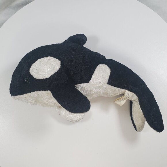 Orca Whale Plush Stuffed Animal 8" - Picture 1 of 5